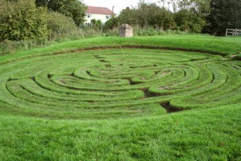 Julian's Bower Maze, Alkborough, Lincolnshire
